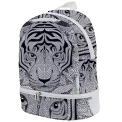 Tiger Head Zip Bottom Backpack