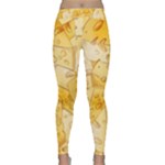 Cheese-slices-seamless-pattern-cartoon-style Classic Yoga Leggings