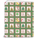 Christmas-paper-christmas-pattern 8  x 10  Hardcover Notebook View2