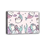 Cartoon Cat Cute Animal Design Drawing Illustration Kawaii Mini Canvas 6  x 4  (Stretched)