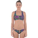 Bending Rotate Distort Waves Cross Back Hipster Bikini Set View1