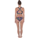 Bending Rotate Distort Waves Cross Back Hipster Bikini Set View2