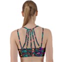 Bending Rotate Distort Waves Line Them Up Sports Bra View2