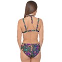Bending Rotate Distort Waves Double Strap Halter Bikini Set View2