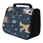Space Theme Art Pattern Design Wallpaper Full Print Travel Pouch (Small)