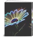 Flower Pattern-design-abstract-background 8  x 10  Softcover Notebook View2