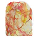 Monotype Art Pattern Leaves Colored Autumn Drawstring Pouch (3XL) View1