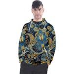 Retro Ethnic Background Pattern Vector Men s Pullover Hoodie