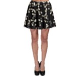 Christmas-bokeh-lights-background Skater Skirt