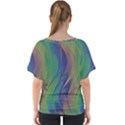 Texture-abstract-background V-Neck Dolman Drape Top View2