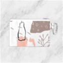 Abstract Art Design Pattern Canvas Cosmetic Bag (Small) View2