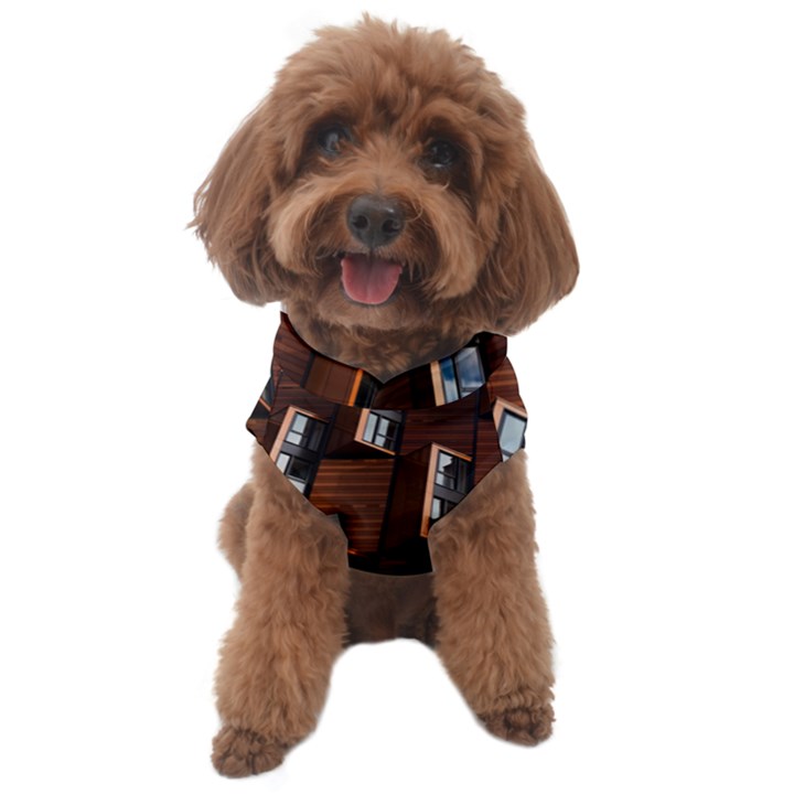 Abstract Architecture Building Business Dog Sweater