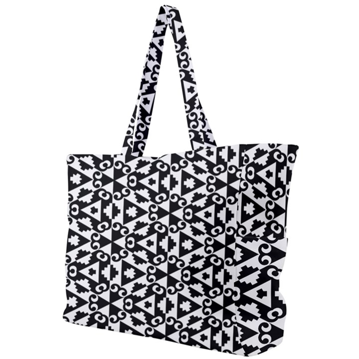 Geometric Tile Background Simple Shoulder Bag