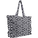 Geometric Tile Background Simple Shoulder Bag View2