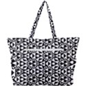 Geometric Tile Background Simple Shoulder Bag View3