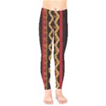 Textile Pattern Abstract Fabric Kids  Classic Winter Leggings
