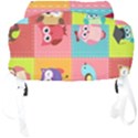 Owls Pattern Abstract Art Desenho Vector Cartoon Full Print Backpack View4