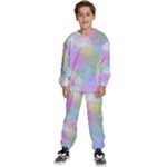 Abstract Background Texture Kids  Sweatshirt set