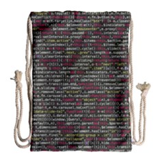 Full Frame Shot Of Abstract Pattern Drawstring Bag (large)