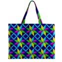 Pattern Star Abstract Background Zipper Mini Tote Bag View1