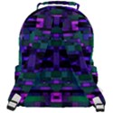 Abstract Pattern Desktop Wallpaper Rounded Multi Pocket Backpack View3