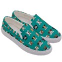Different Type Vector Cartoon Dog Faces Men s Canvas Slip Ons View3