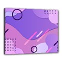 Hand Drawn Abstract Organic Shapes Background Canvas 20  x 16  (Stretched) View1