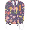Exotic Seamless Pattern With Parrots Fruits Full Print Backpack View2