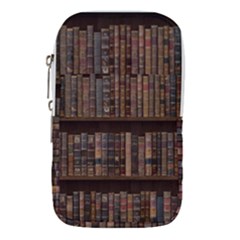 Old Bookshelf Orderly Antique Books Waist Pouch (small)