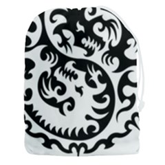 Ying Yang Tattoo Drawstring Pouch (3xl)