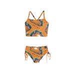 Seamless Pattern With Taco Girls  Tankini Swimsuit