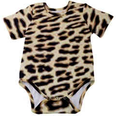 Leopard Print Baby Short Sleeve Bodysuit