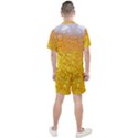 Liquid Bubble Drink Beer With Foam Texture Men s Mesh T-Shirt and Shorts Set View2