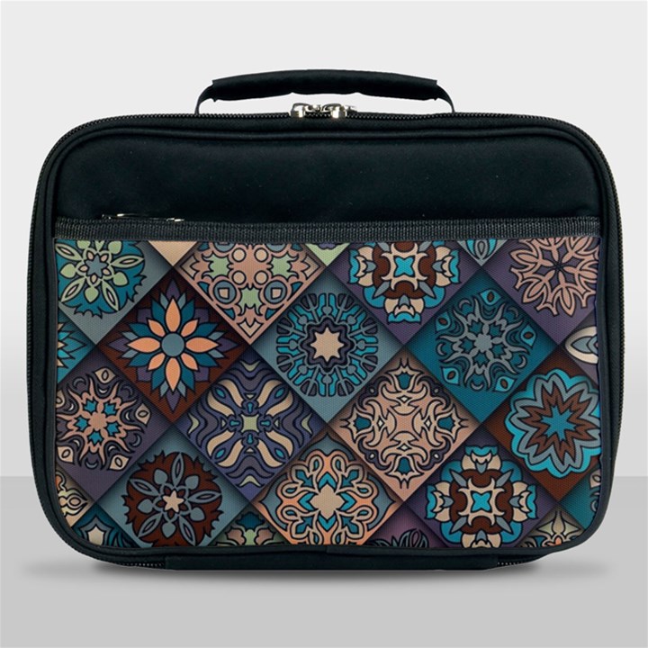 Flower Texture Background Colorful Pattern Lunch Bag