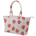 Strawberries Pattern Design Canvas Shoulder Bag View1