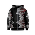 Jungle Road Hawaii Asphalt Mountains Green Kids  Zipper Hoodie
