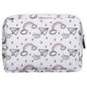 Cute Art Print Pattern Make Up Pouch (Medium) View2