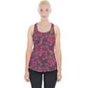 Captivating botanic motif collage composition featuring a harmonious blend of vibrant reds and dark greens. Perfect for adding a touch of natural elegance to any space or garment, whether it s adornin View1