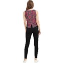 Captivating botanic motif collage composition featuring a harmonious blend of vibrant reds and dark greens. Perfect for adding a touch of natural elegance to any space or garment, whether it s adornin View2
