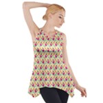 Summer Watermelon Pattern Side Drop Tank Tunic
