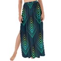 Peacock Texture 3d Pattern Peacock Texture Maxi Chiffon Tie-Up Sarong View1