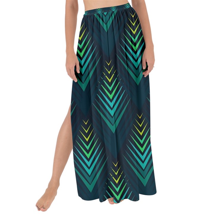 Peacock Texture 3d Pattern Peacock Texture Maxi Chiffon Tie-Up Sarong