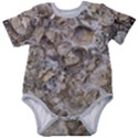 Fossilized Seashell Texture Print Design Bk Baby Short Sleeve Bodysuit View1