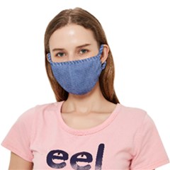 Blue Denim Crease Cloth Face Mask (adult)