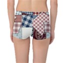 Cloth Patches Texture Macro, Patches Of Cloth Reversible Boyleg Bikini Bottoms View2