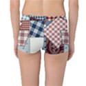 Cloth Patches Texture Macro, Patches Of Cloth Reversible Boyleg Bikini Bottoms View4