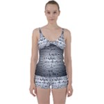 Math Formula Tie Front Two Piece Tankini