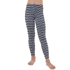 Marble Cracked Pattern Surface Kids  Lightweight Velour Leggings