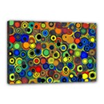 Circles, Colorful Canvas 18 x 12 (Stretched) Circles, Colorful Canvas 18 x 12 (Stretched)