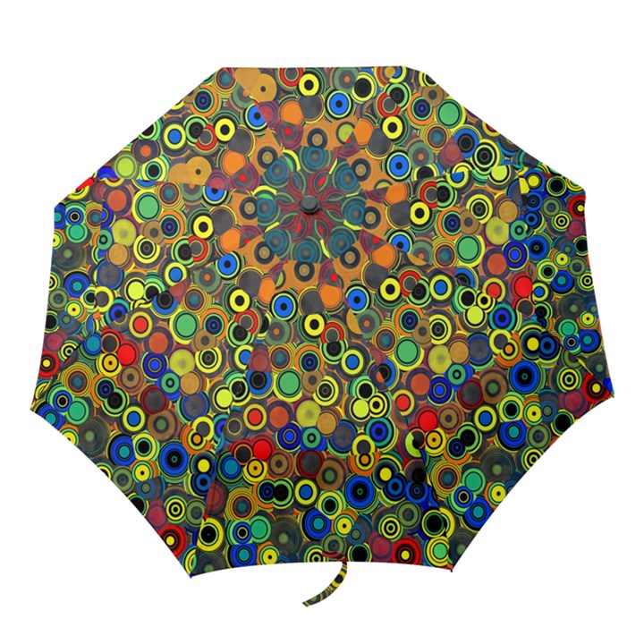 Circles, Colorful Folding Umbrellas